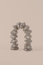 Block Arch Brown Glassware Decor - A