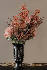 MonoMuse Black Face Vase