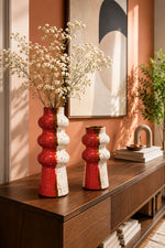 Rosé Bubble Ceramic Vase S