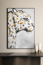 Roar Tiger Golden luxury Painting