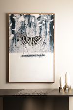 Arctic Zebra Painting