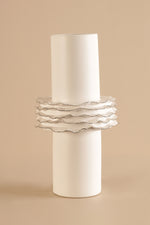 Vasque White Ceramic Vase - B