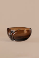 Icy Concave Brown Glassware Decor - C