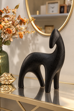 Black Canine Sculptural Accent