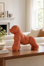 Terracotta Dog Sculpture