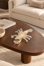 Regal Golden Lobster Sculpture
