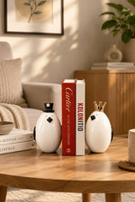 Royal Love Birds Ceramic Bookend Set