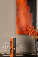 Bruno White Crystel Bookend