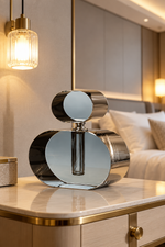 Monochrome Geometric Sculptural Accent