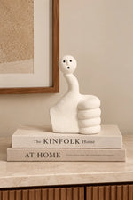 Whimsical Thumbs-Up Sculpture