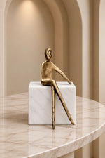 Solitude Marble Figurine Sculpture