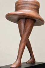 Wanderer's Hat Sculptural Figurine