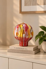 Aurora Drip Ceramic Vase