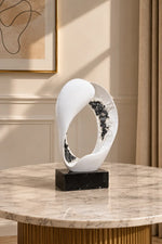 Ethereal Crystal Loop Sculpture
