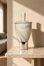 Marbella Marble Decorative Jar