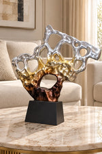 Aurora Molten Metal Sculpture