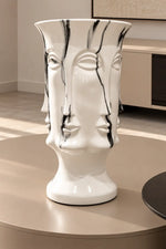 Elysian Faces Artistic Vase