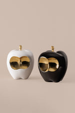 Chrysostom White Apple Sculpture - A