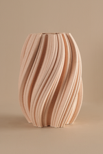 Curvola Brown Vase