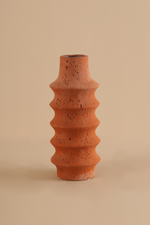 Canyon Sculptural Brown Vase