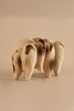 Toothy Brown Sculpture