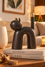 Midnight Luxe Cat Sculpture