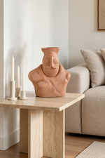 Classical Muse Sculptural Bust Vase