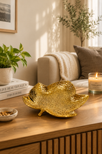 Golden Stingray Sculptural Accent