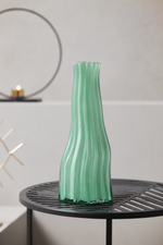Verdina Crystal Glass Vase - L