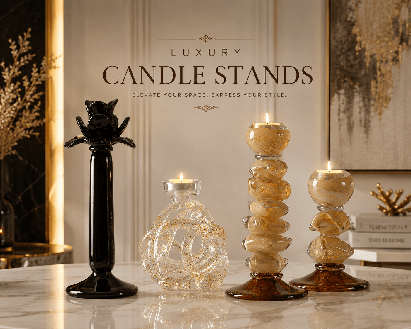 luxury candle stands