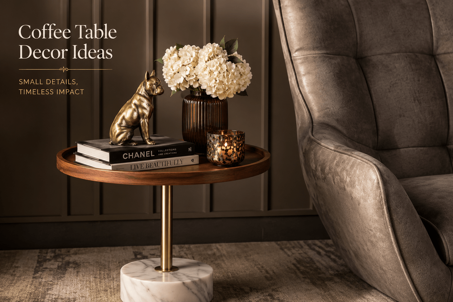 Coffee table decor ideas to style your living home