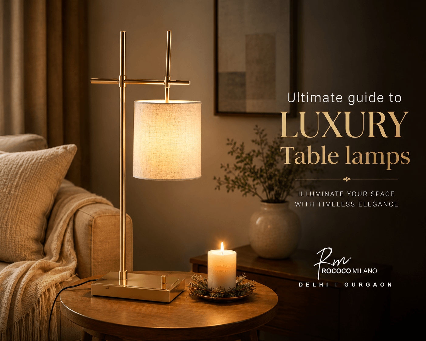 Choosing a Luxury Table Lamp for Ambient Lighting: A Guide for Luxury Homes