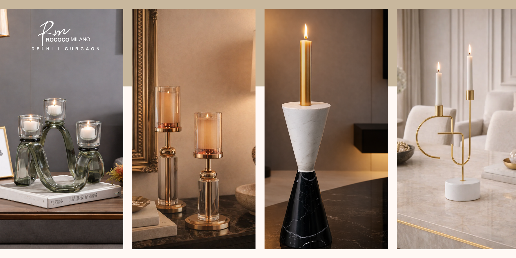 European-Inspired Candle Stand Decoration for Premium Homes