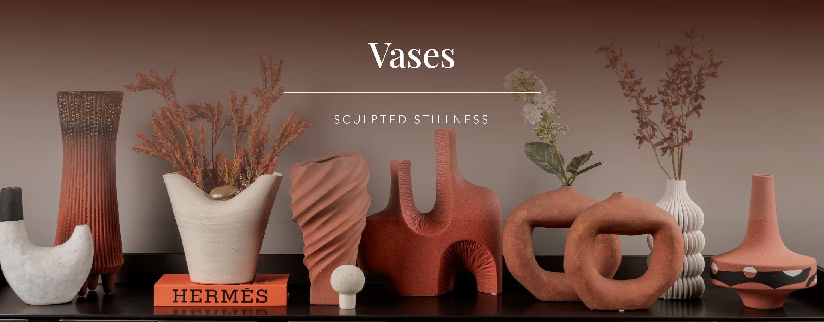 Luxury vases for premium home décor, designed to enhance elegant, modern, and high-end interior spaces.