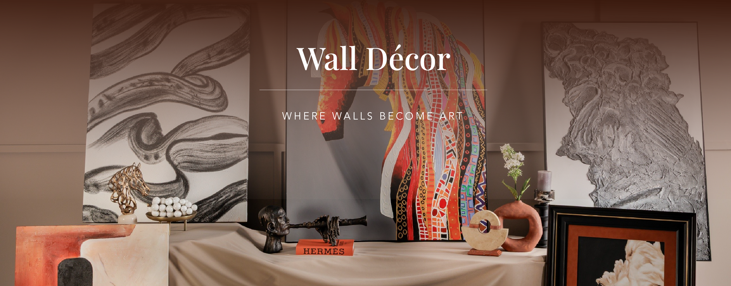 Luxury wall decor with elegant modern design
