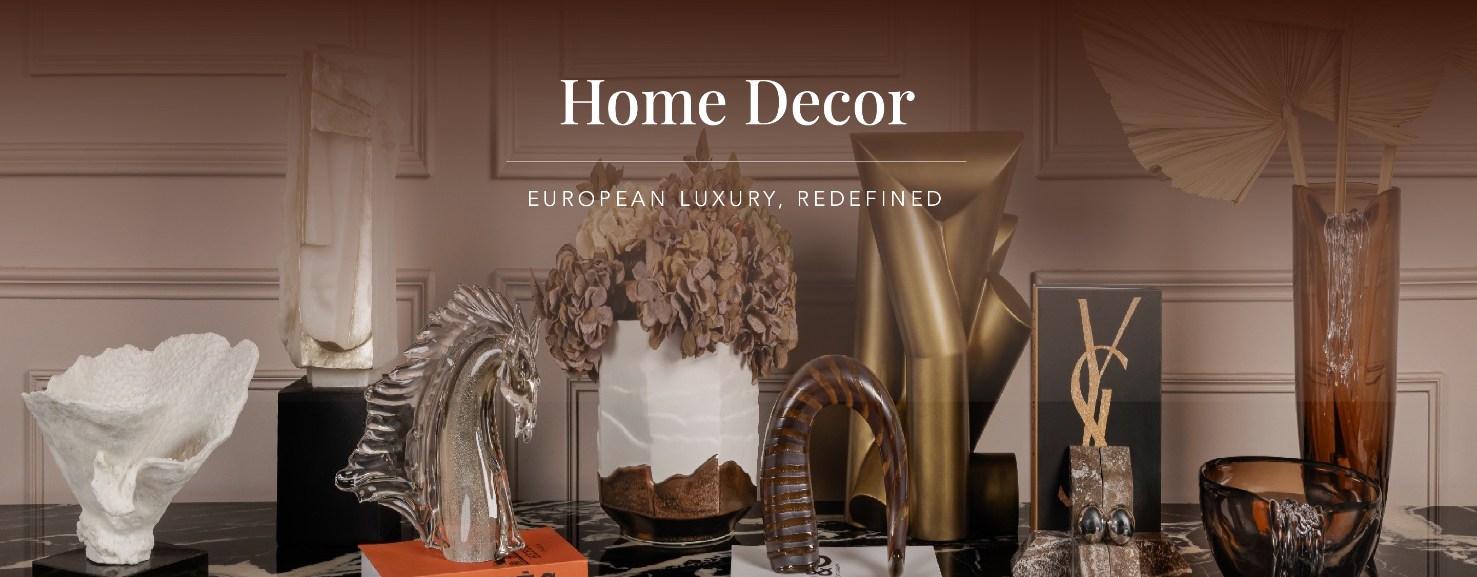 Complete Rococo Milano luxury home décor collection showcasing elegant decorative pieces for refined and modern interiors.