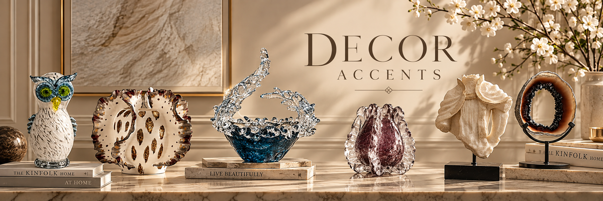 Luxury decor accent with refined detailing for modern interiors