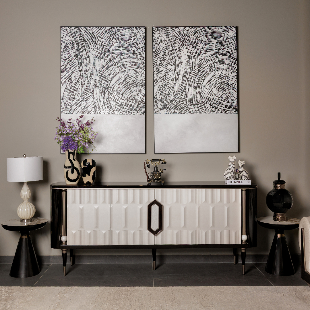 Luxury console table with elegant modern design