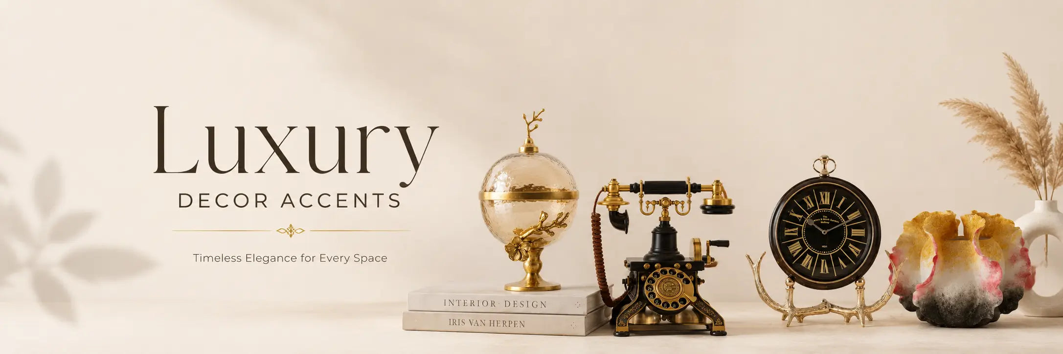 Luxury decor accent with refined detailing for modern interiors