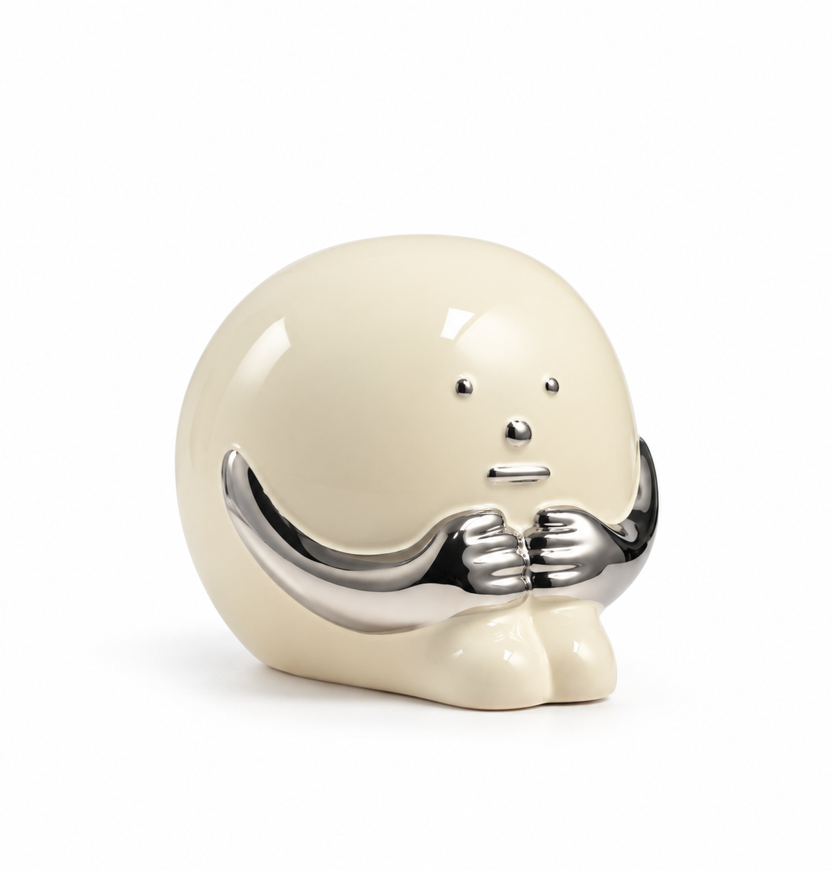 Silver Embrace Figurine