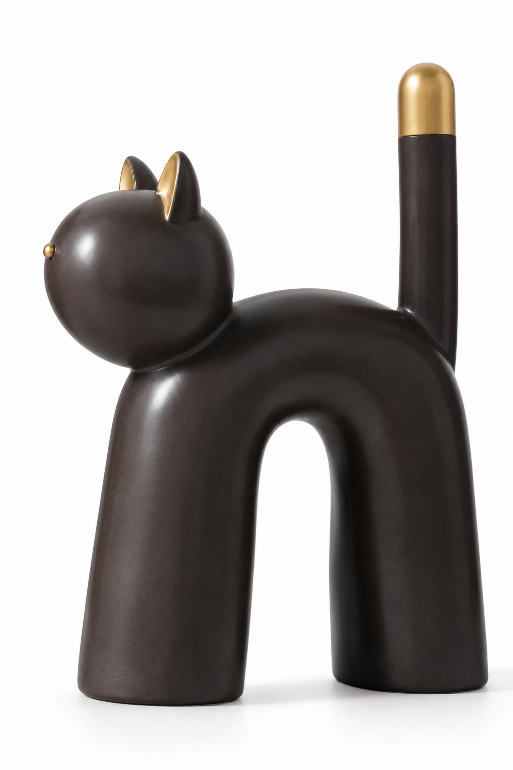 Midnight Luxe Cat Sculpture