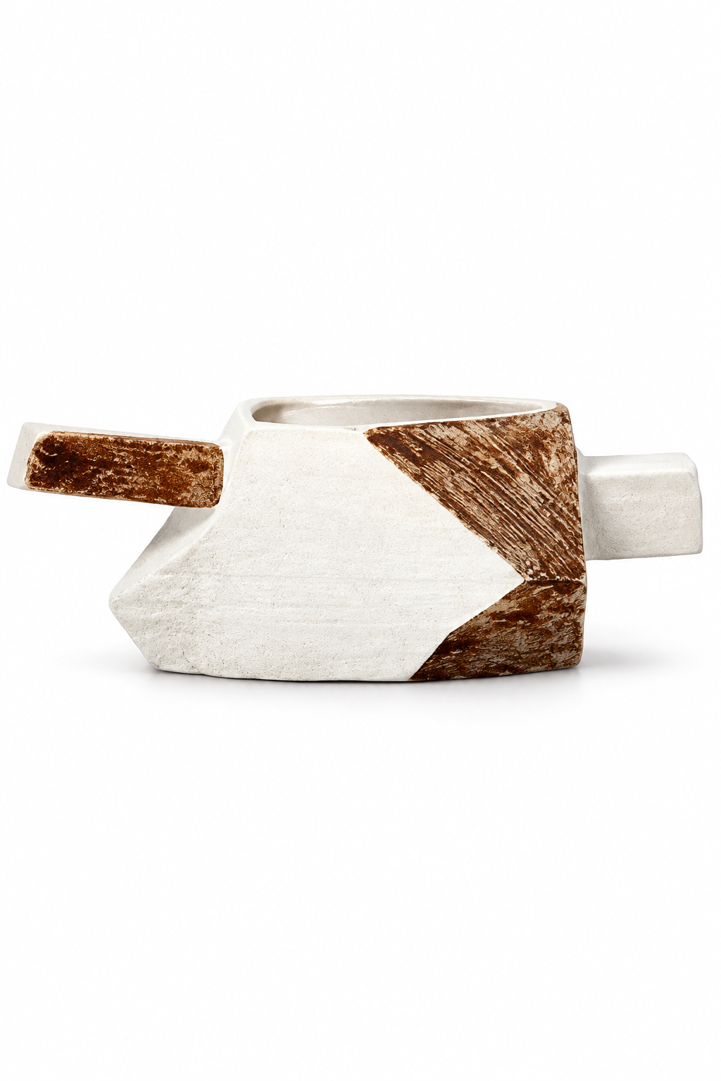 Geometric Marble Decorative Bowl