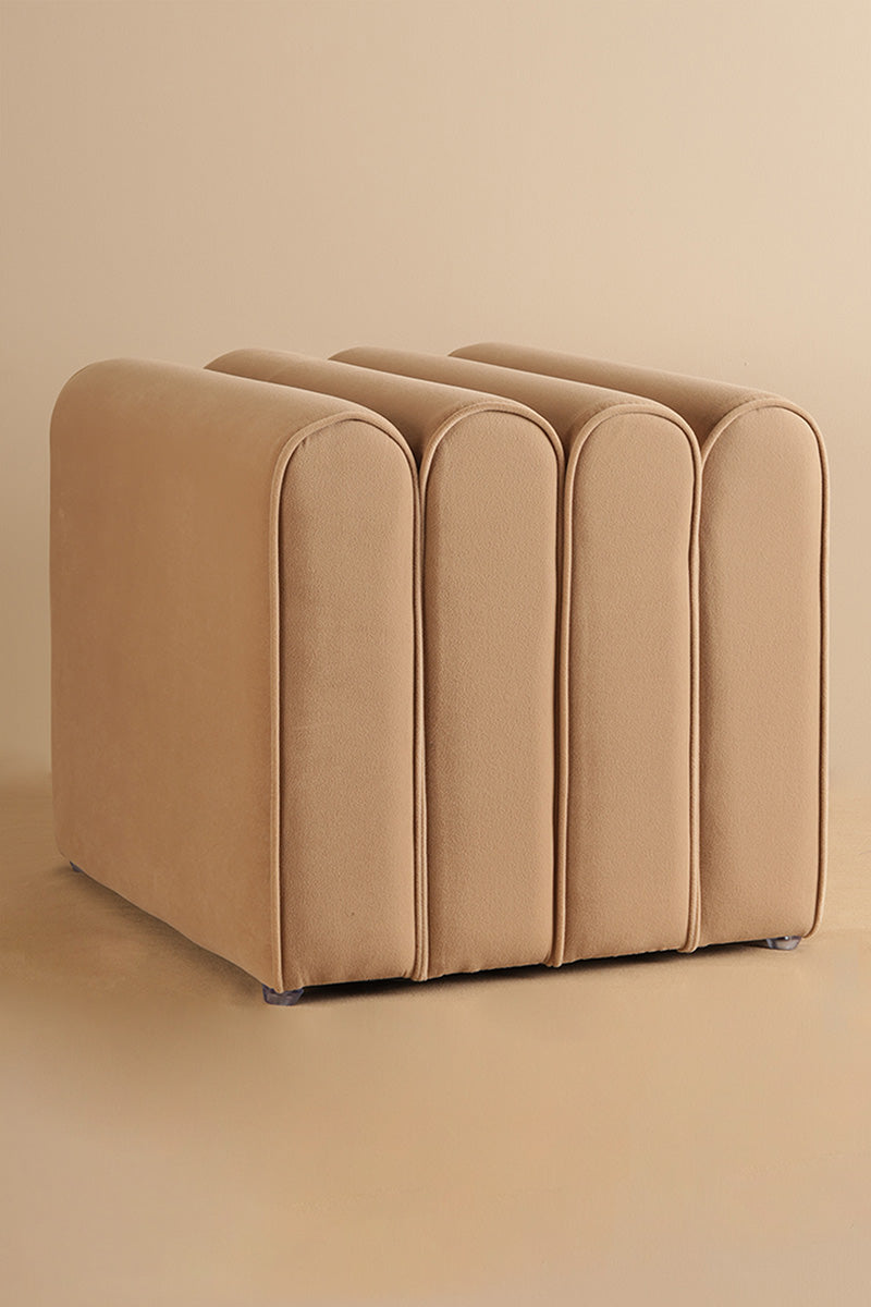 PUFF FABRIC LUCIA BROWN