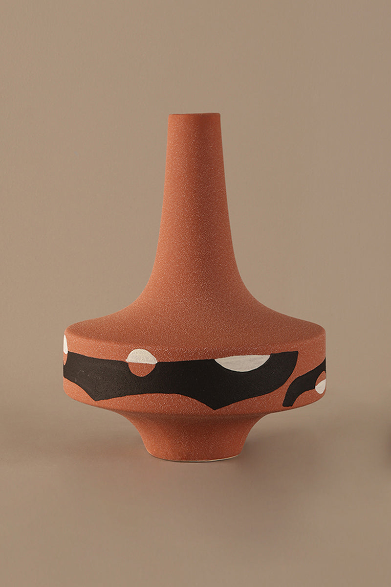 Patchino Abstract Bottle Vase - B