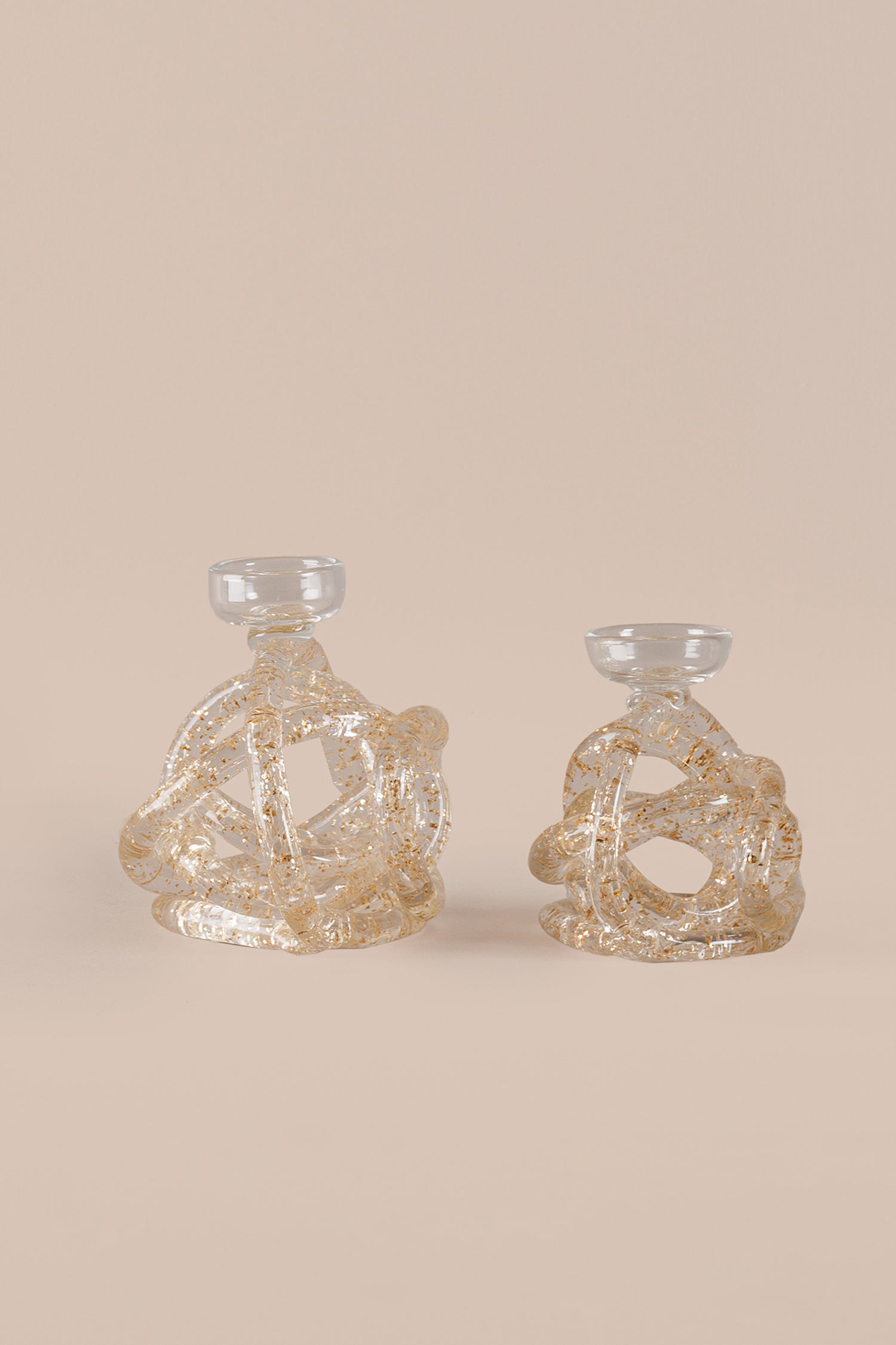 Pietra Crystel Candle Holder - A