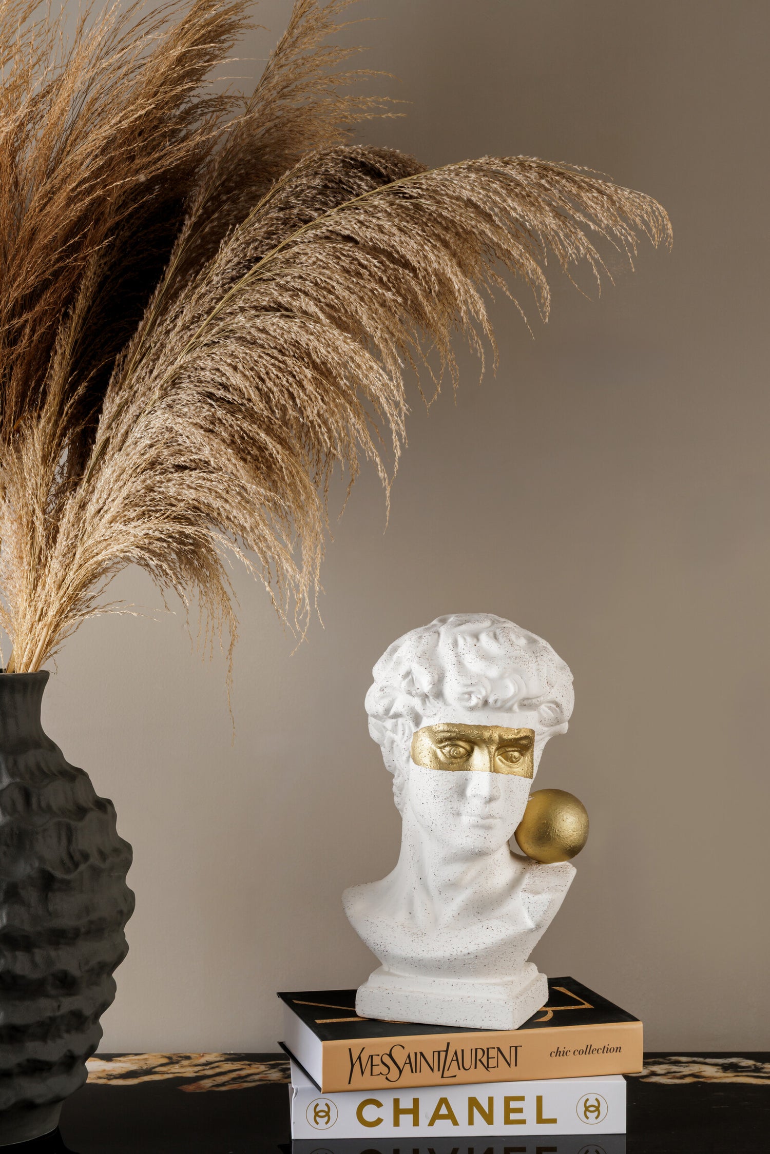 David Resin White Sculpture