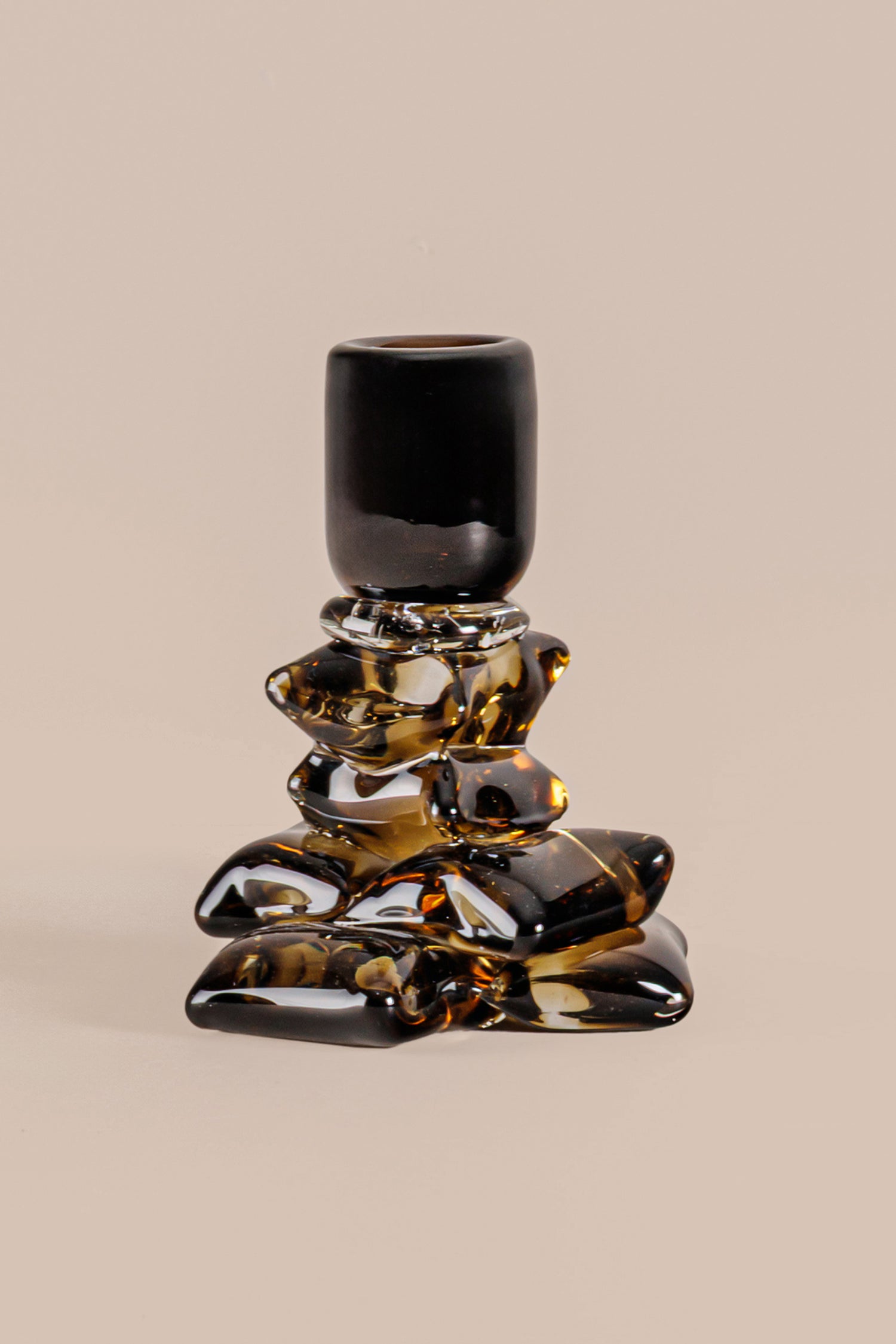 Cuscini di Luce Black Candle Holder - B