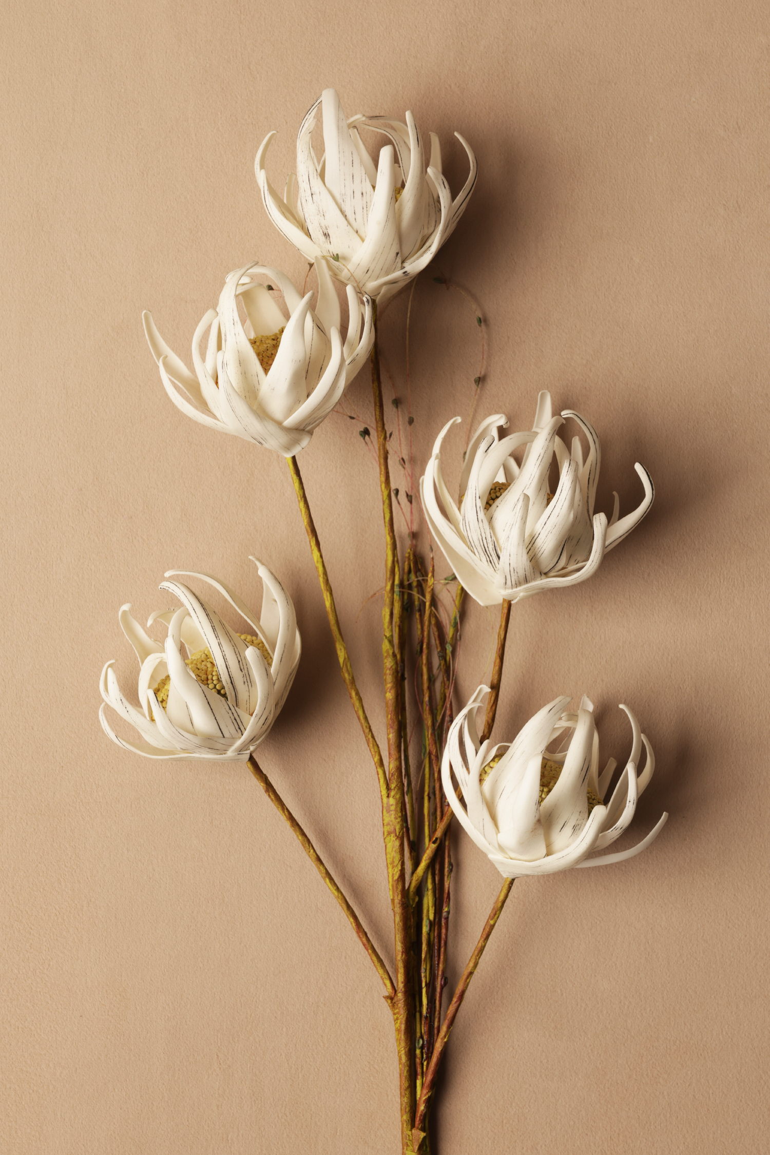 Autumn Orchid Faux Floral Branch