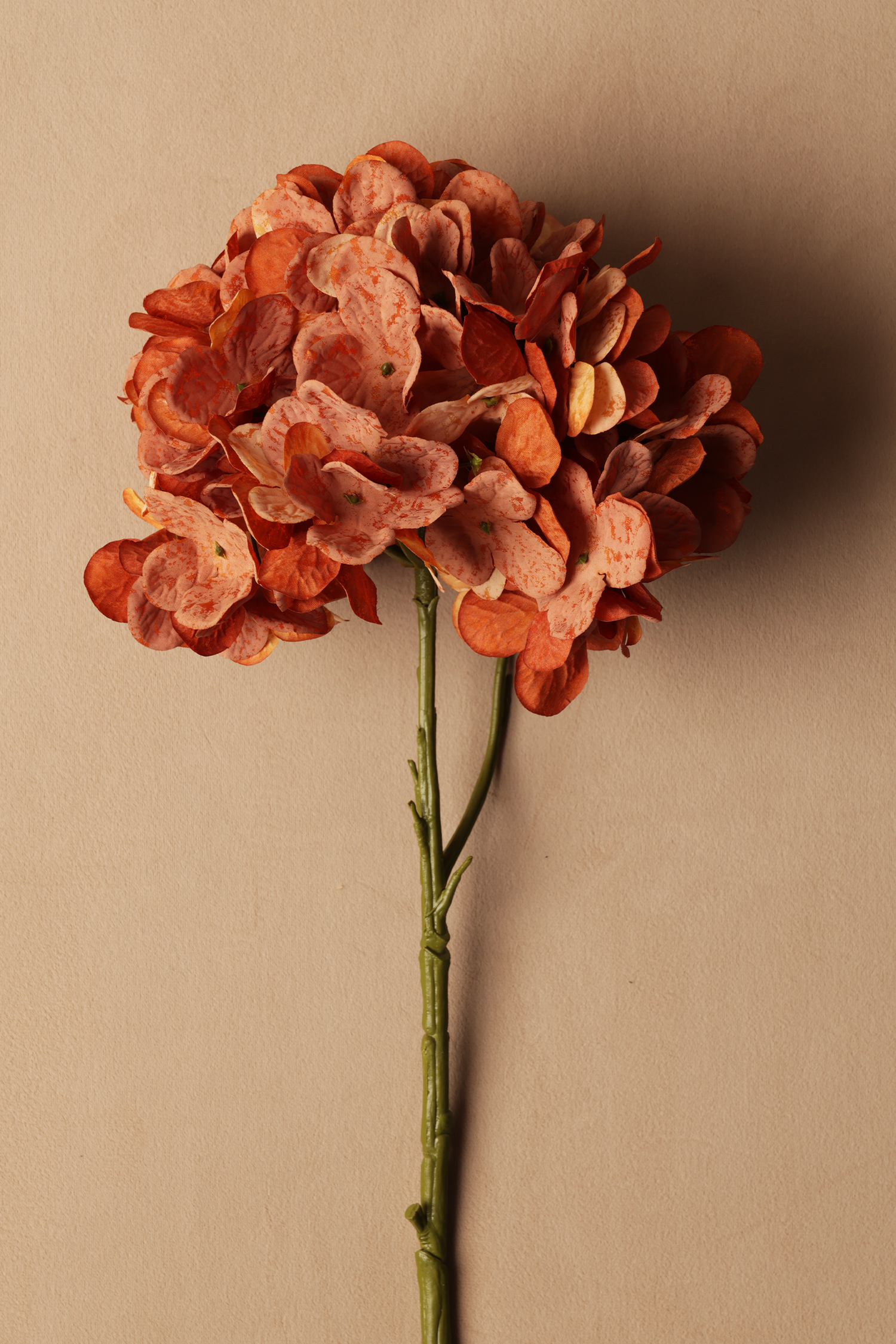 Hydrangea Single Artifical Silk Stem