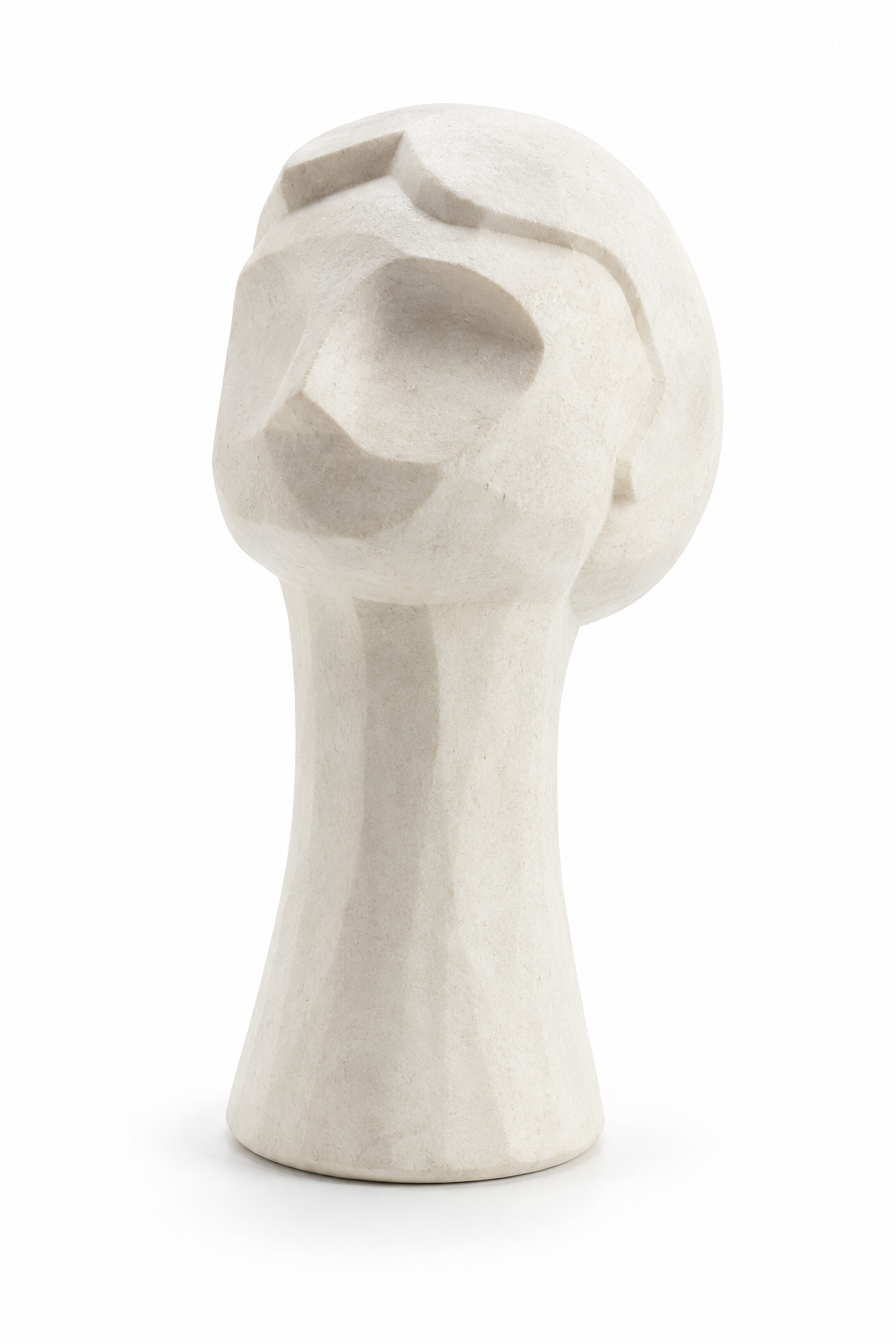 Abstract White Sculptural Figurine